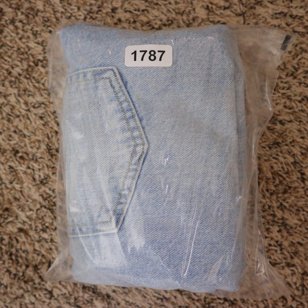 We The Free Lasso Straight Leg Jeans Button Fly Size 27 Waist 29" Inseam 30" - Picture 16 of 16